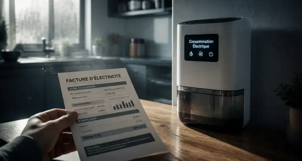 déshumidificateur consommation cuisine facture