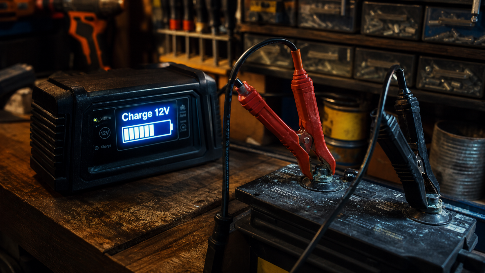 Comment fonctionne un chargeur de batterie 12v : 14,4 V, courant maîtrisé et recharge sûre