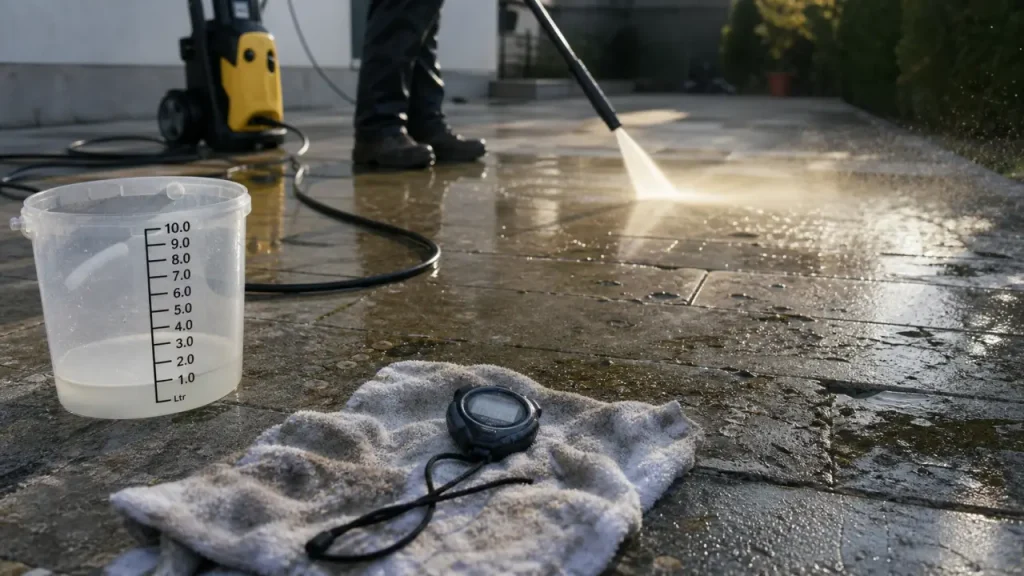 Kärcher et consommation d’eau 300 à 600 l/h : réglages