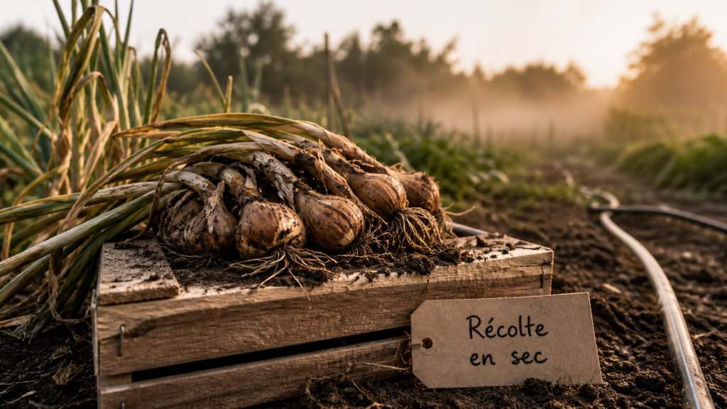 Quand recolter les échalotes : feuilles jaunes, bulbes secs, séchage