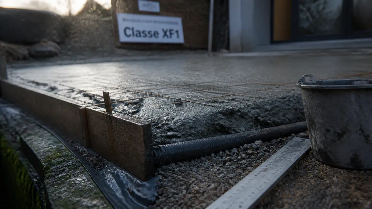 Beton pour dalle exterieur : coulage dalle classe XF