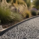 Decon gravier : allée jardin net avec gravier décoratif gris clair