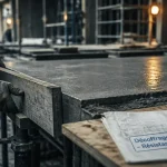 Décoffrage béton : retrait planche de coffrage sans fissures ni arrachement