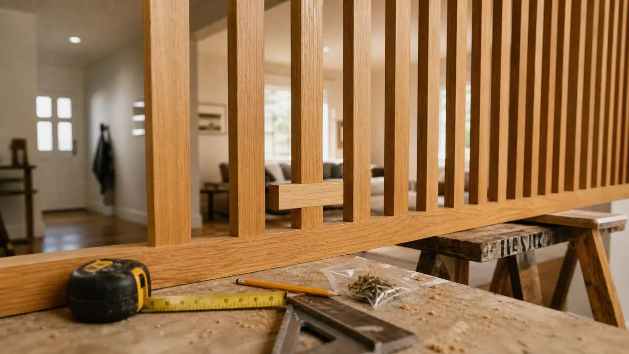 Fabriquer claustra bois : pose d’un claustra ajouré en bois