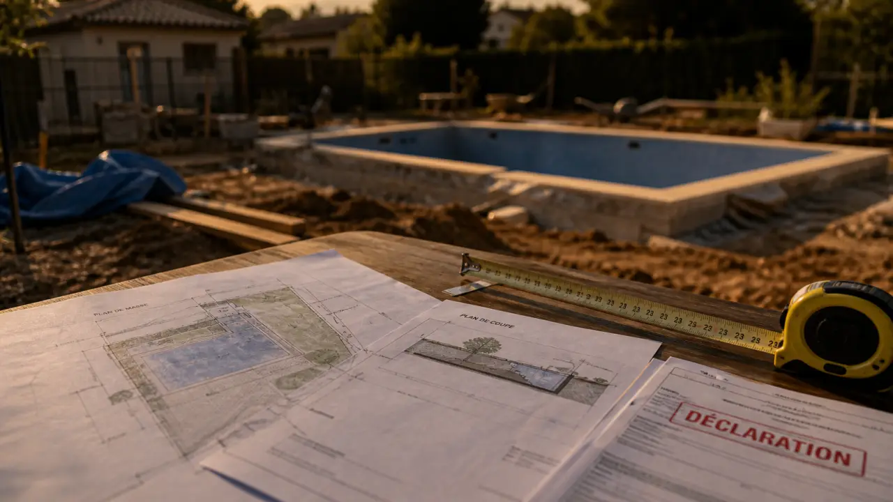 Piscine semi enterrée reglementation : seuils réglementaires avant travaux