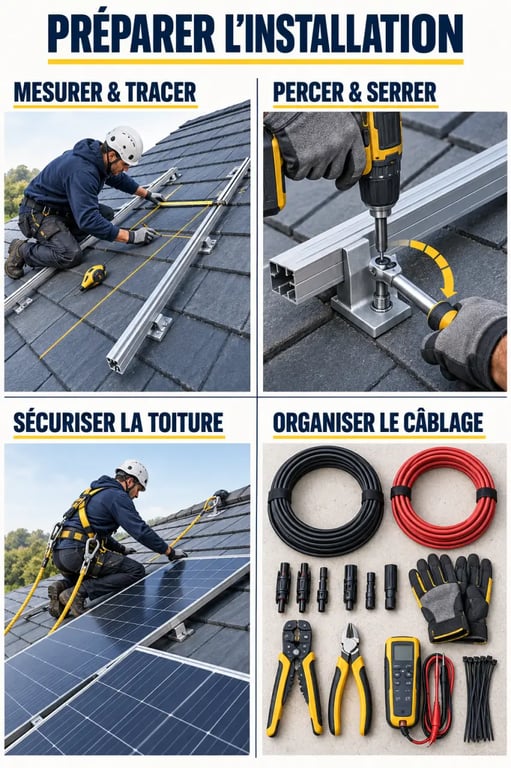 Comment bien choisir ses outils pour installer des panneaux solaires : mesure, serrage et sécurité