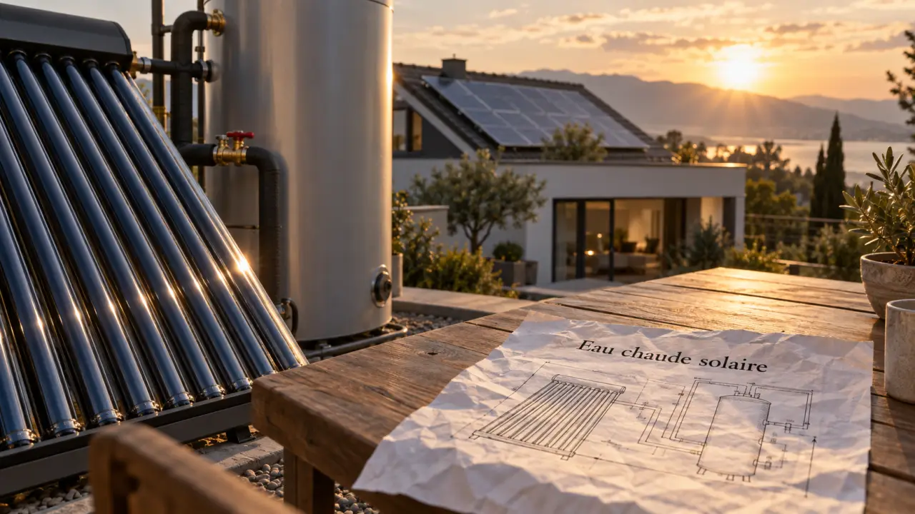 Panneau solaire eau chaude pour chauffer l’eau