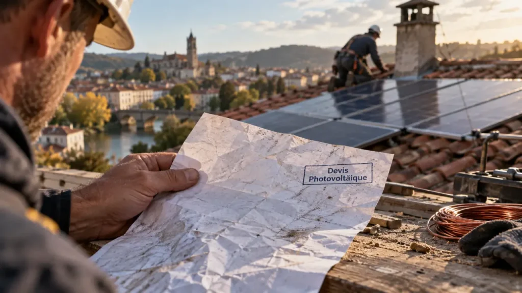 Devis photovoltaiques castres : inspection toiture