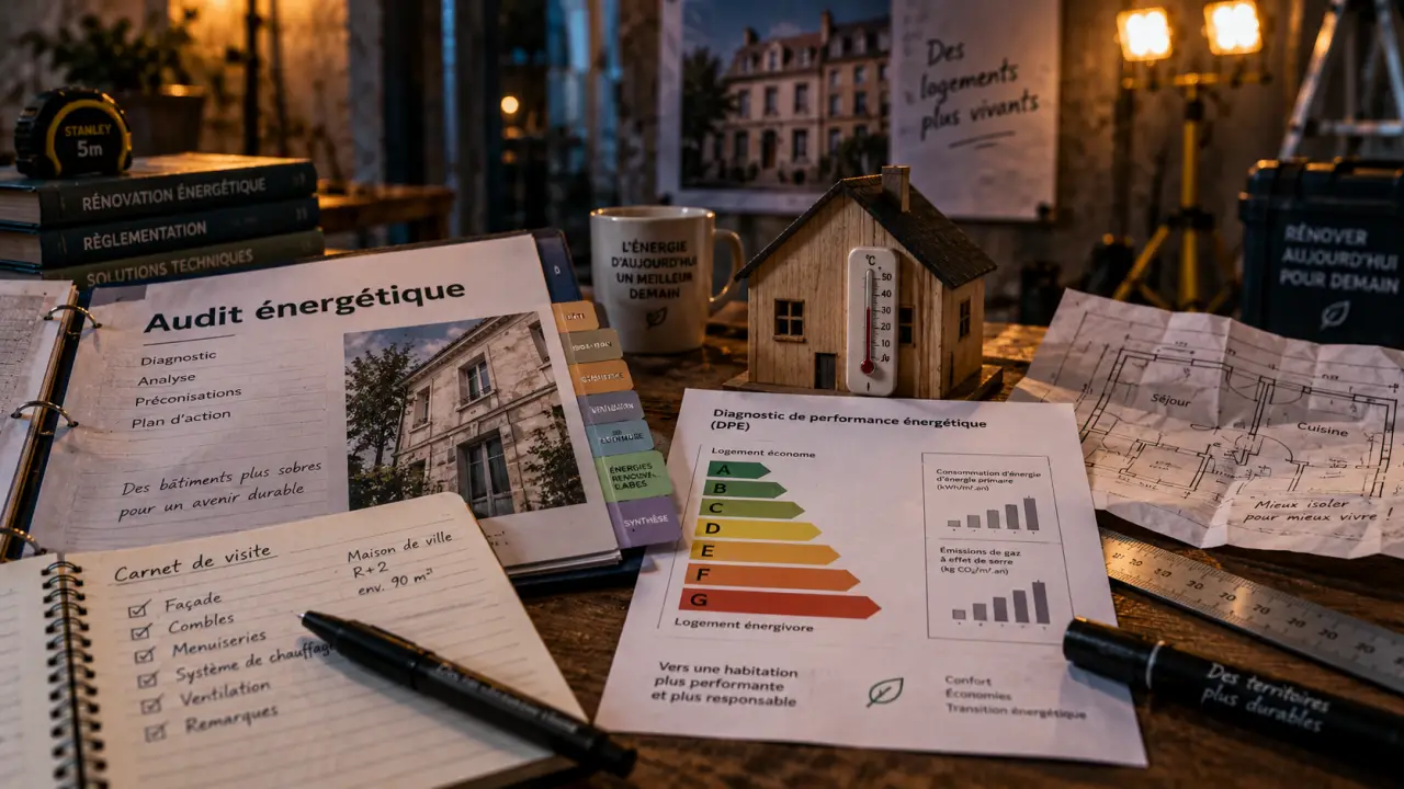 Audit énergétique 2025 : dossier DPE prêt avant la visite