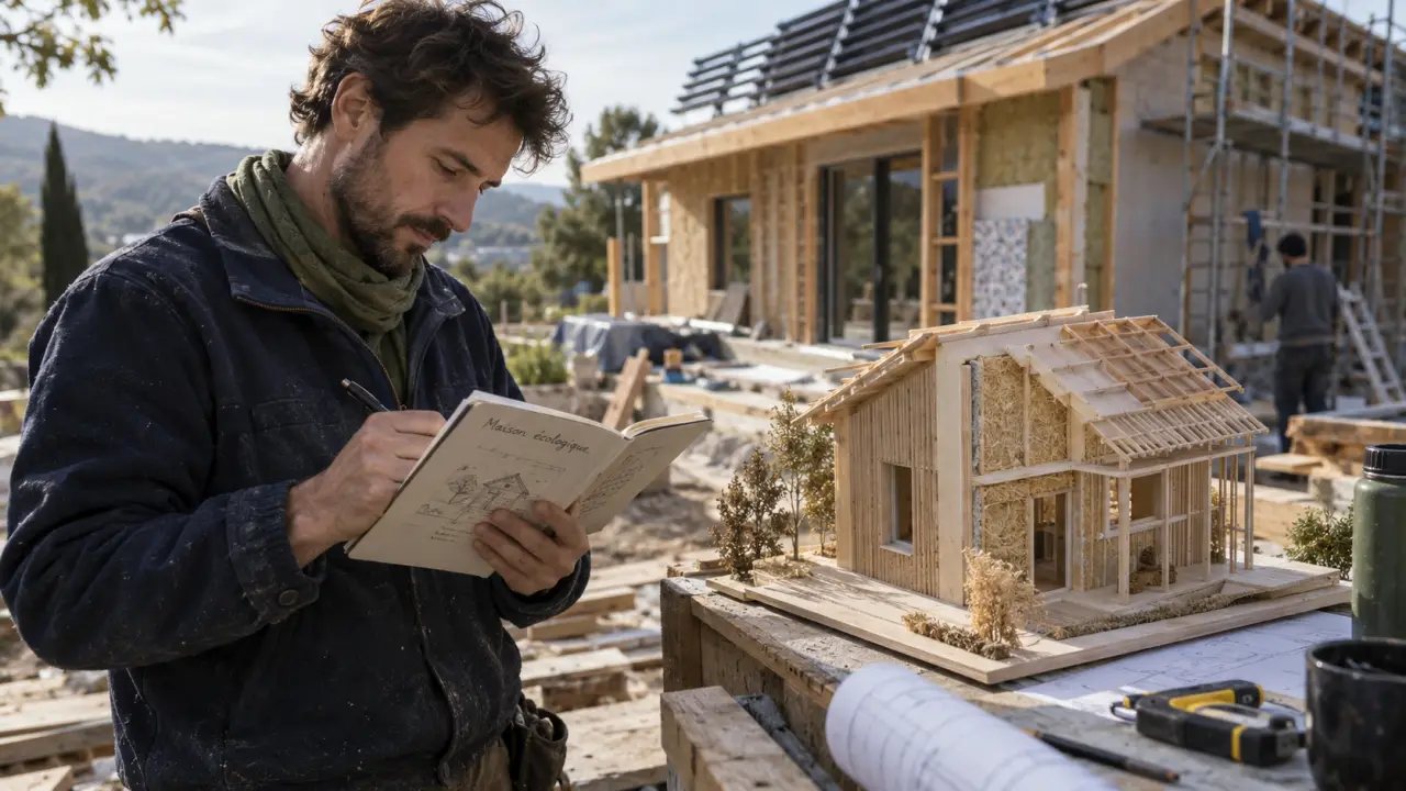 Construction écologique maison : architecte et isolation avant équipements