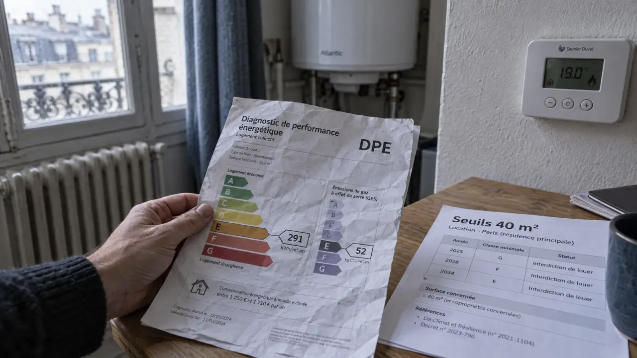 DPE petite surface : vérifier la correction avant travaux