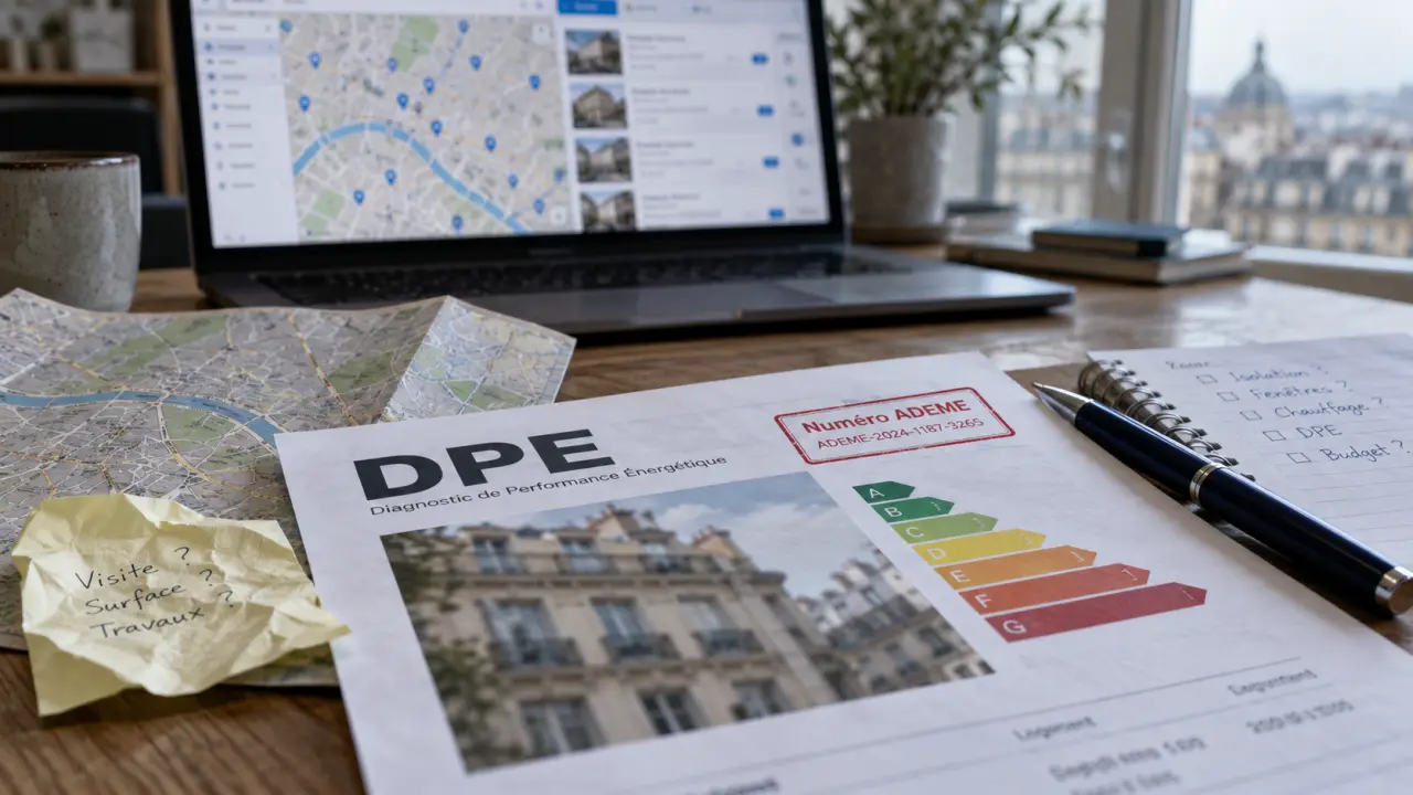 Trouver un DPE avec adresse : dossier DPE, numéro ADEME et carte de vérification